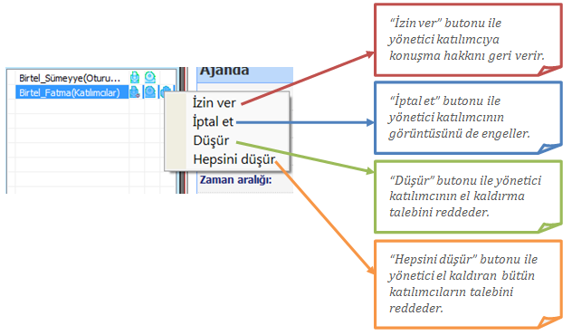 edildiğine dair haberdar edilir.