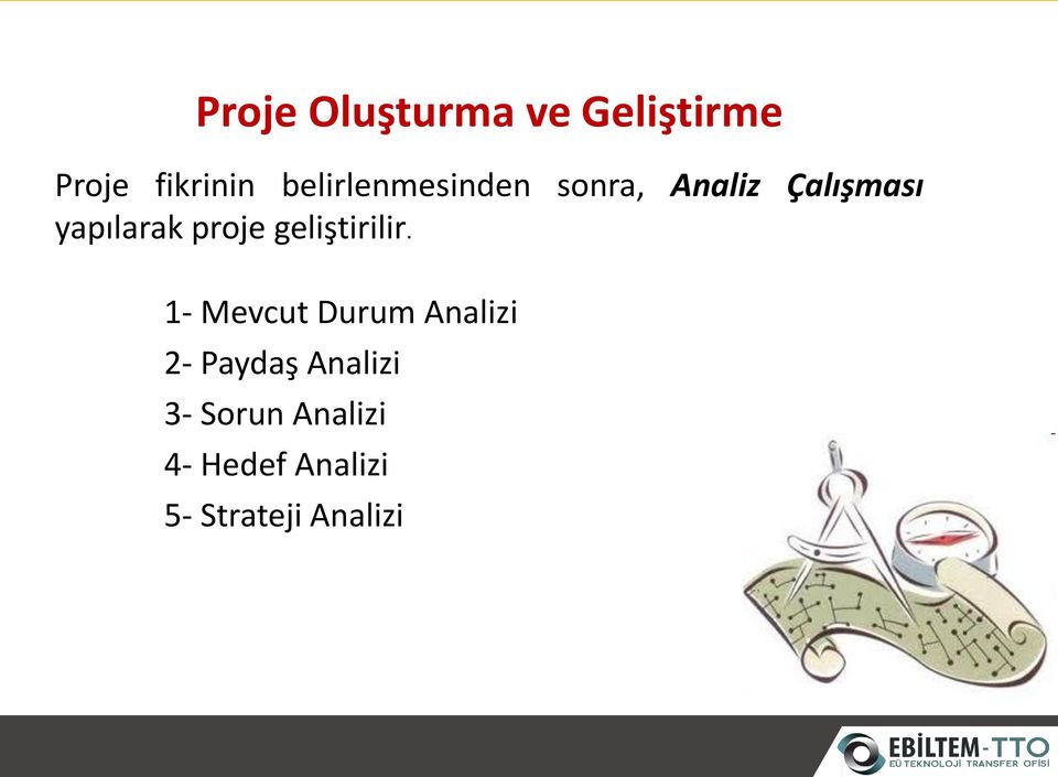 proje geliştirilir.