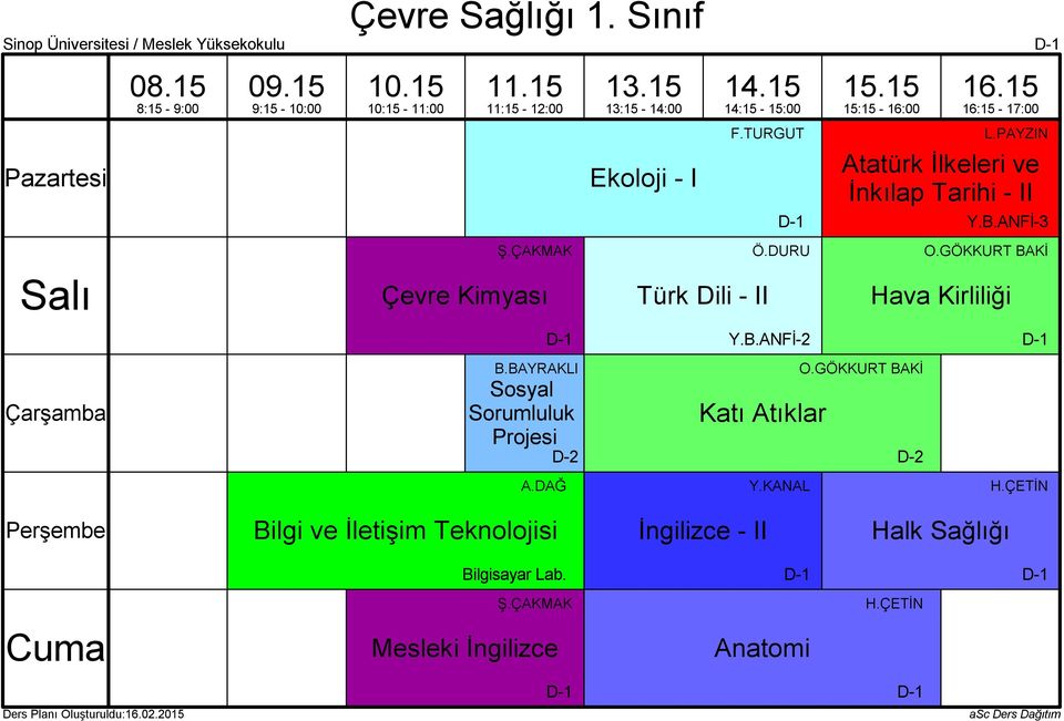 BAYRAKLI Sosyal Sorumluluk Projesi Katı Atıklar O.GÖKKURT BAKİ A.DAĞ Y.KANAL H.