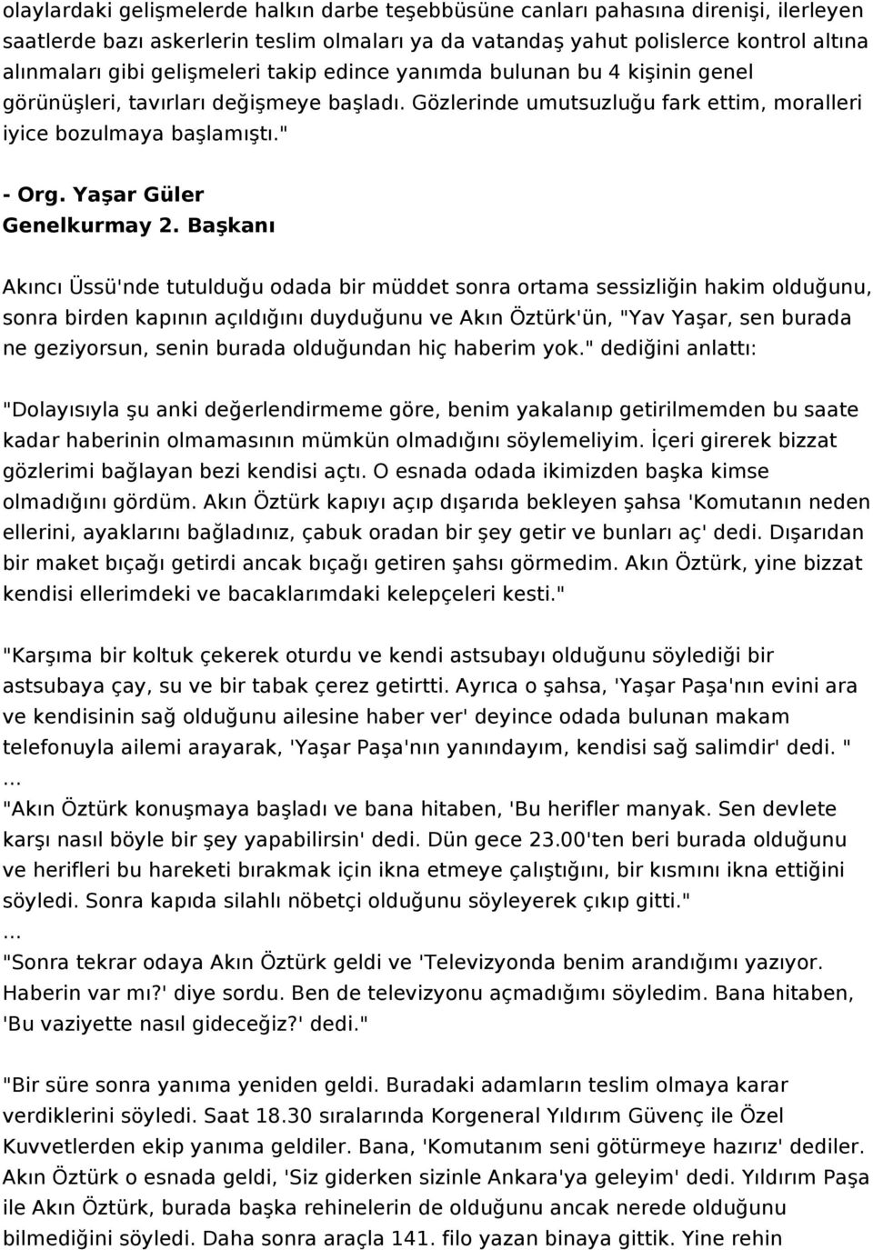 Yaşar Güler Genelkurmay 2.