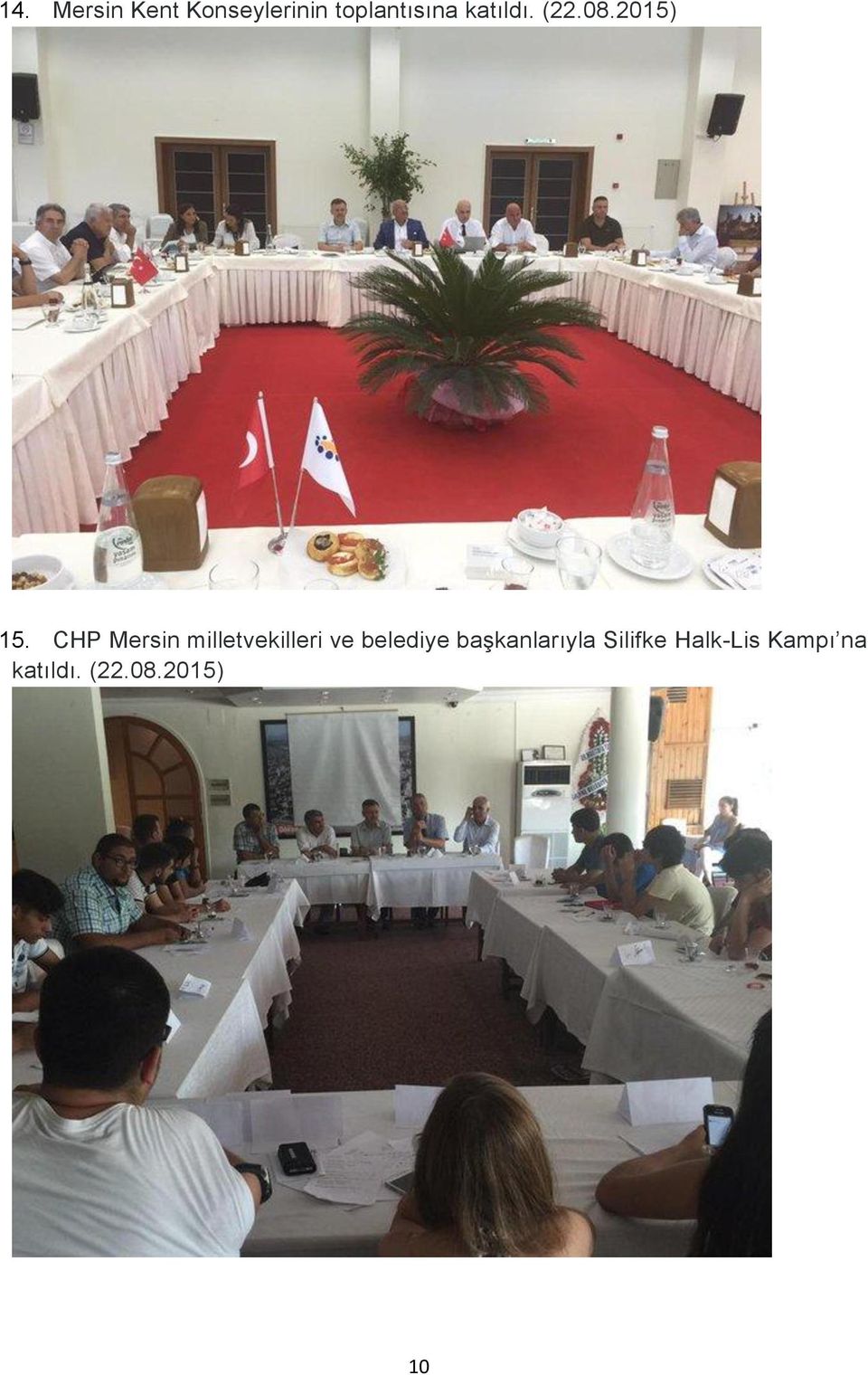 CHP Mersin milletvekilleri ve belediye