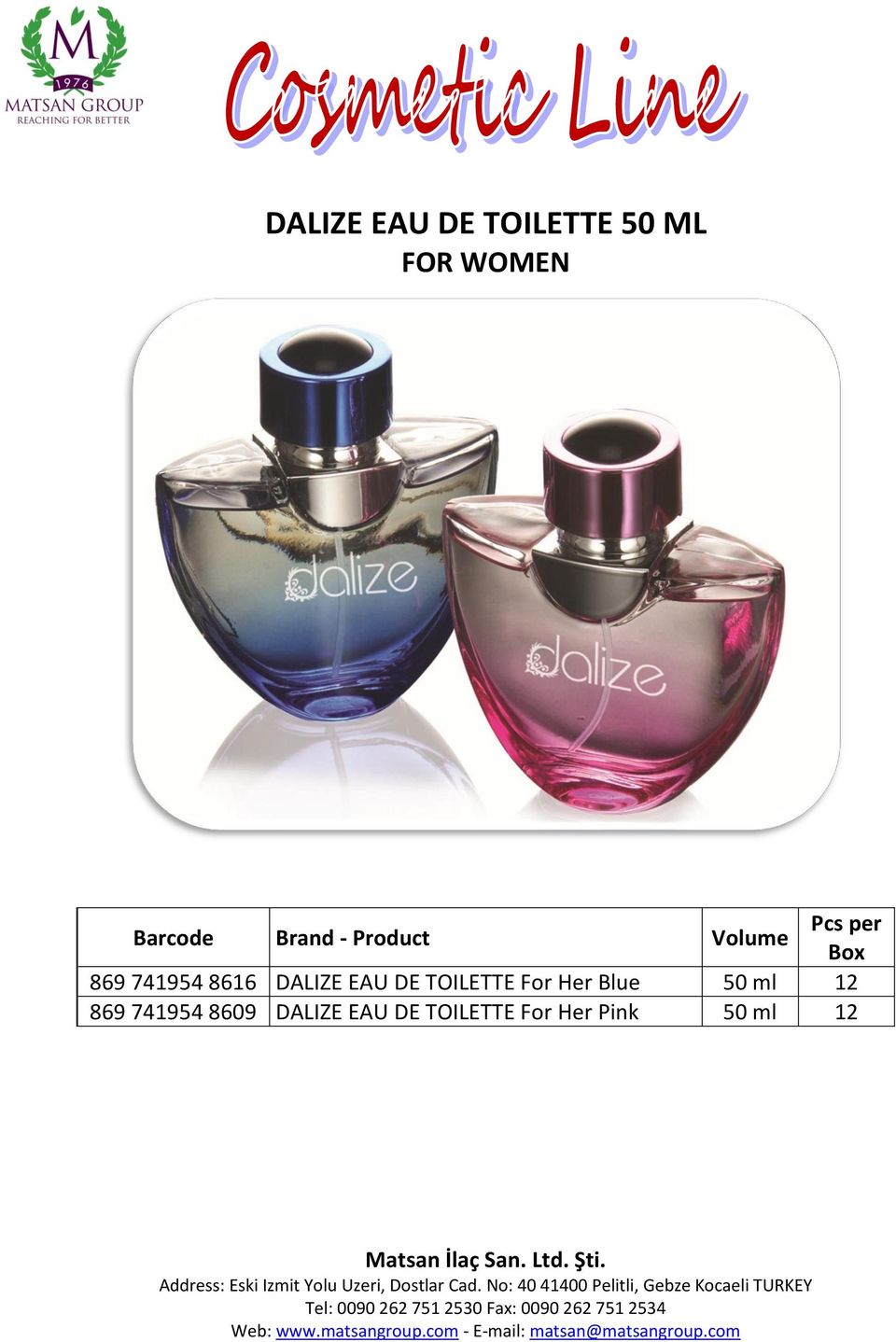 For Her Blue 50 ml 12 869 741954 8609