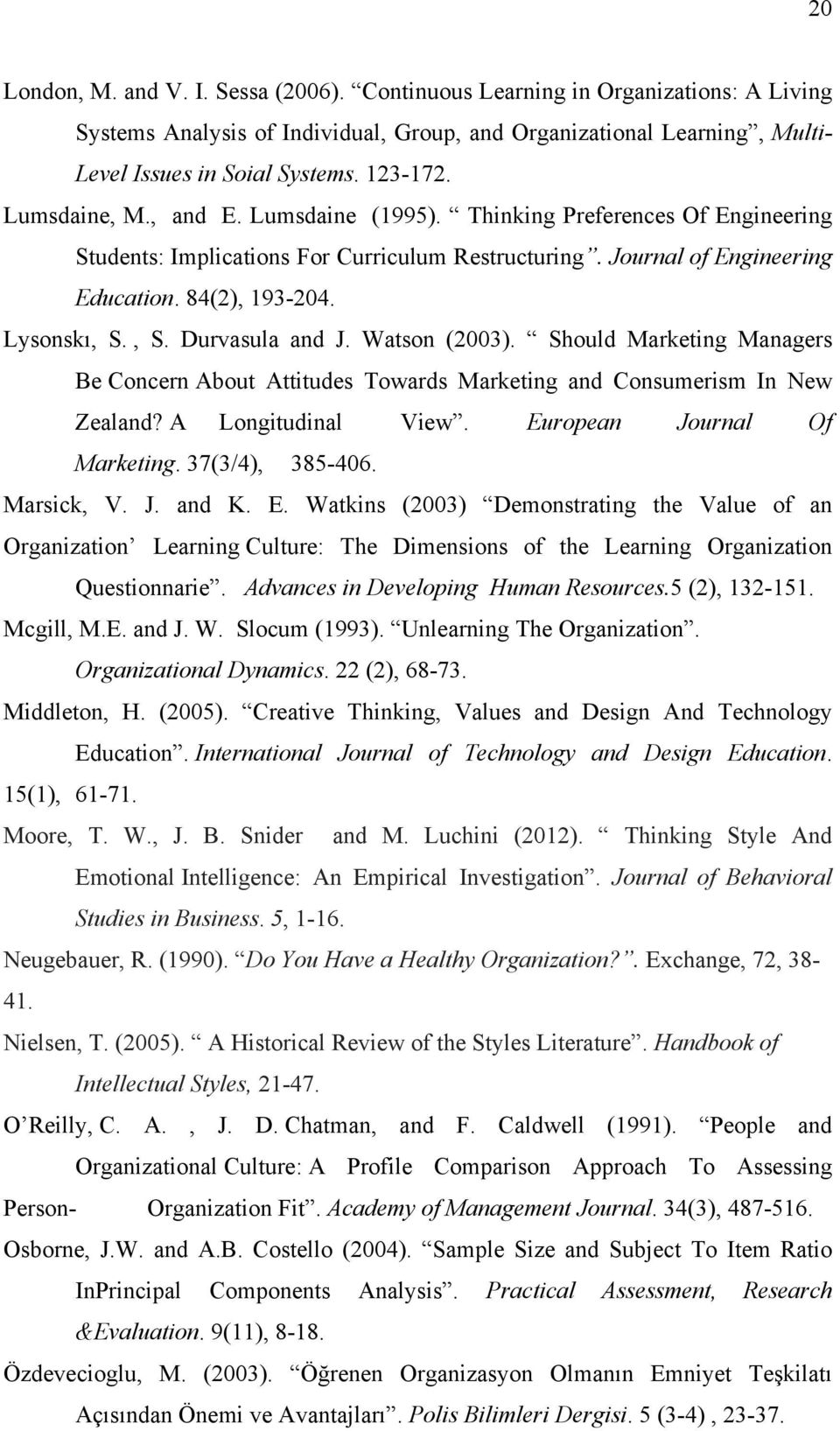 , S. Durvasula and J. Watson (2003). Should Marketing Managers Be Concern About Attitudes Towards Marketing and Consumerism In New Zealand? A Longitudinal View. European Journal Of Marketing.