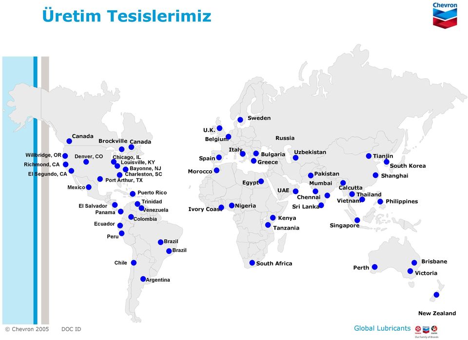 Belgium Russia Spain Italy Bulgaria Uzbekistan Tianjin Greece South Korea Morocco Pakistan Shanghai Egypt Mumbai Calcutta UAE Thailand