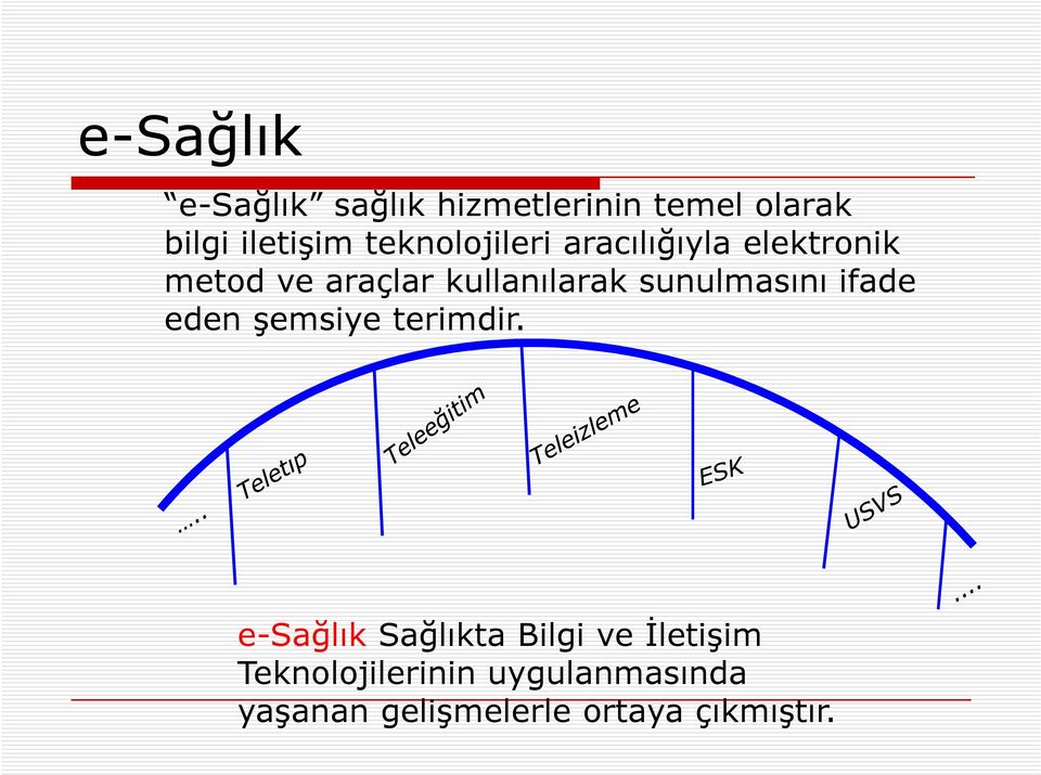 sunulmasını ifade eden şemsiye terimdir.