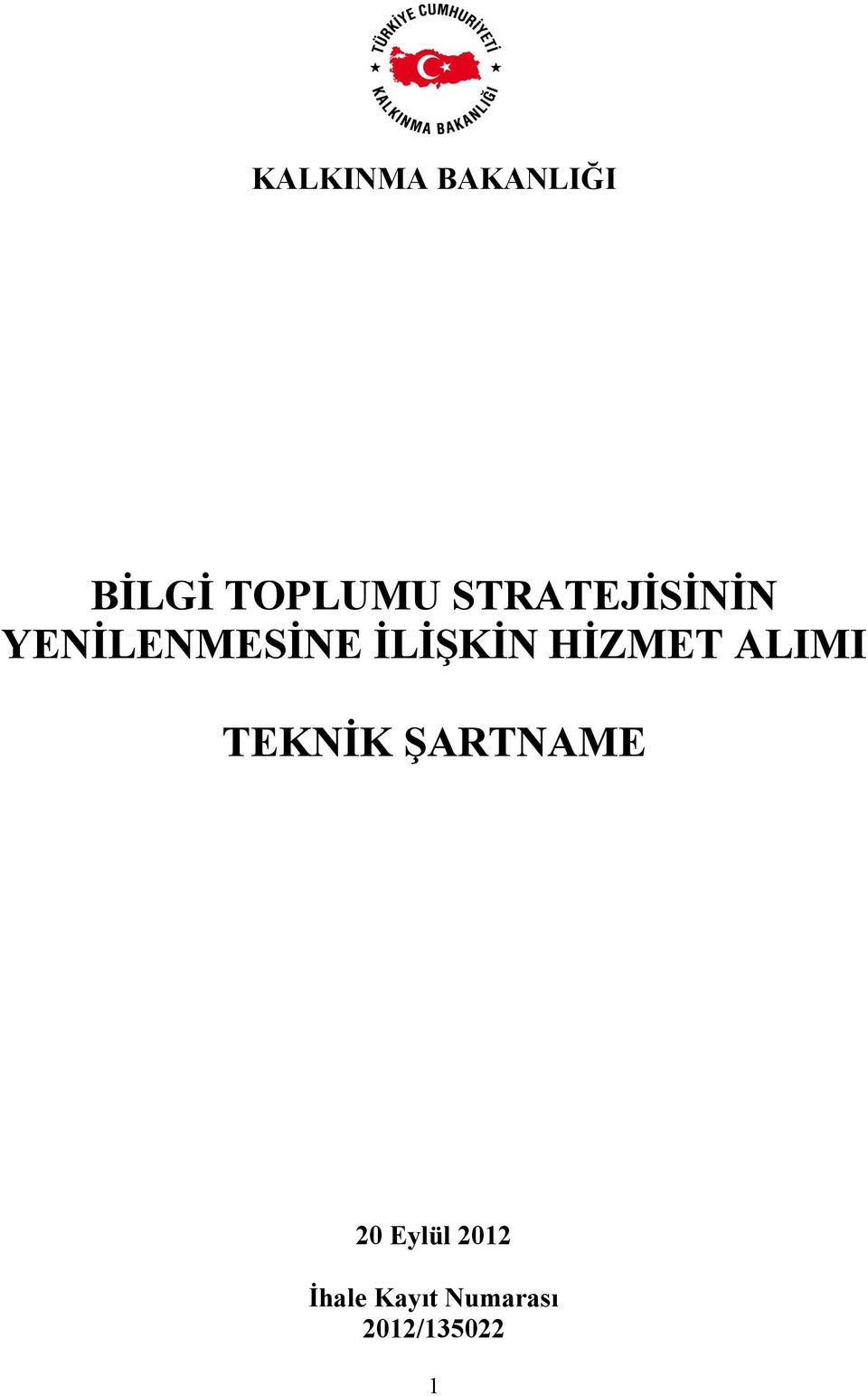 HİZMET ALIMI TEKNİK ŞARTNAME 20