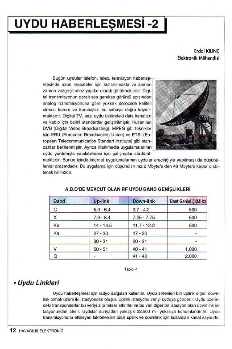 Digi tal transmisyanun gerek ses gerekse görüntü açısından analog transmisyonuna göre yüksek derecede kaliteli olması kurum ve kuruluşları bu sahaya doğru kaydırmaktadır.