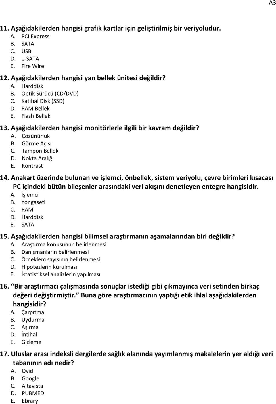 Nokta Aralığı E. Kontrast 14.