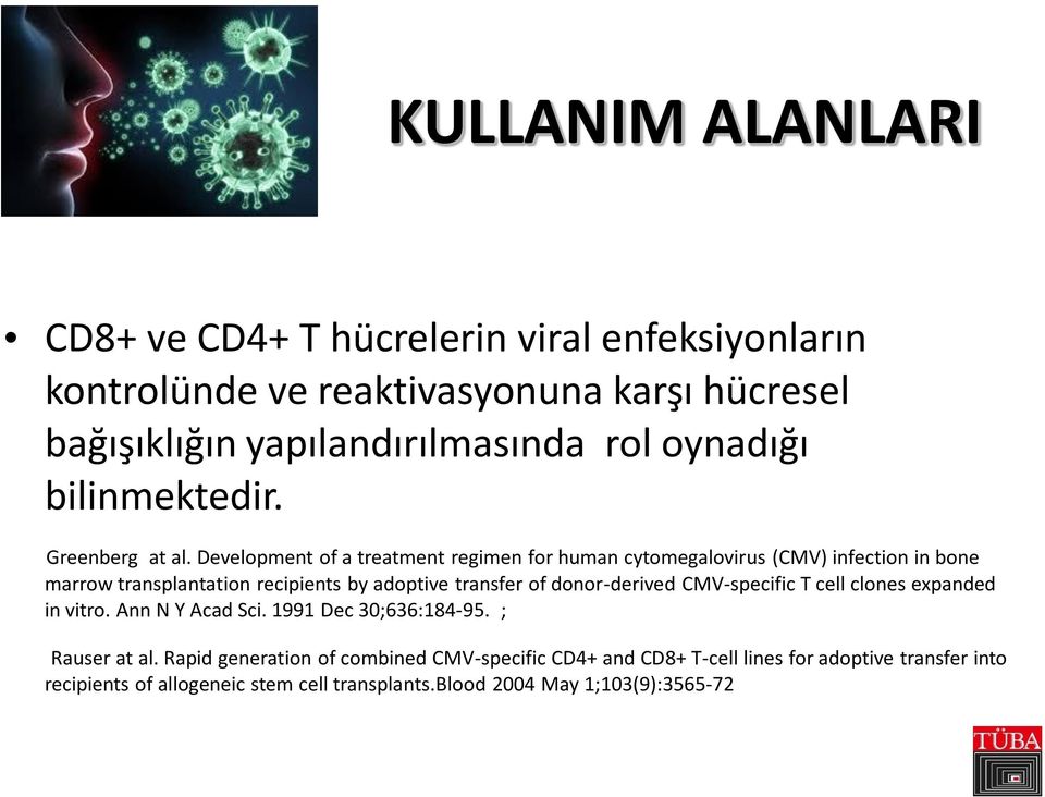 Development of a treatment regimen for human cytomegalovirus (CMV) infection in bone marrow transplantation recipients by adoptive transfer of donor-derived