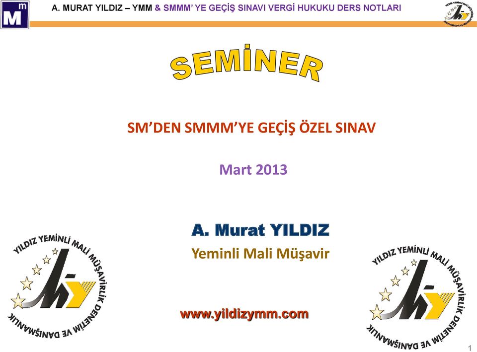 Murat YILDIZ Yeminli