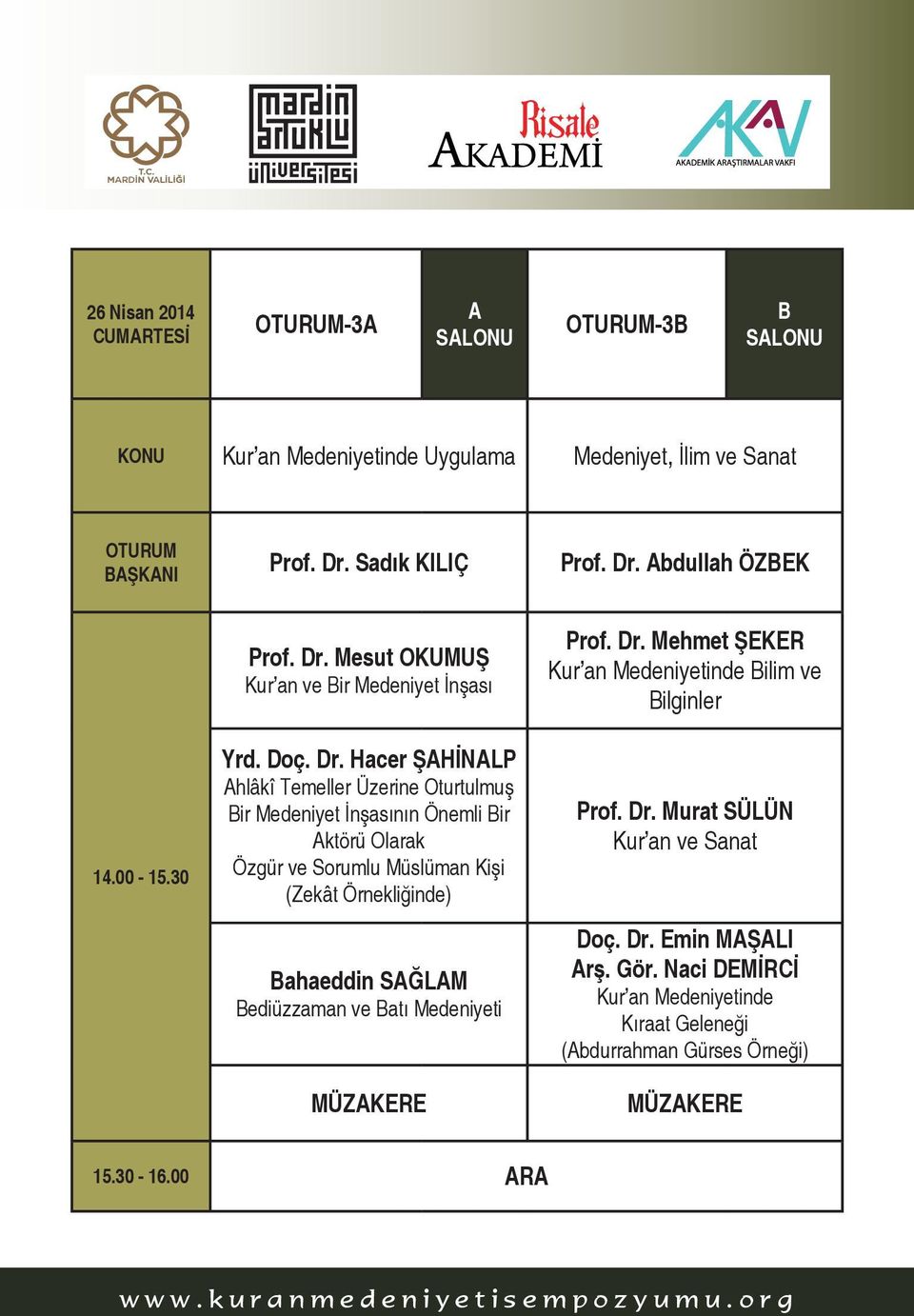 Mesut OKUMUŞ Kur an ve Bir Medeniyet İnşası Yrd. Doç. Dr.