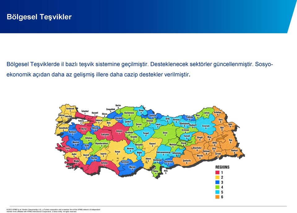 Desteklenecek sektörler güncellenmiştir.