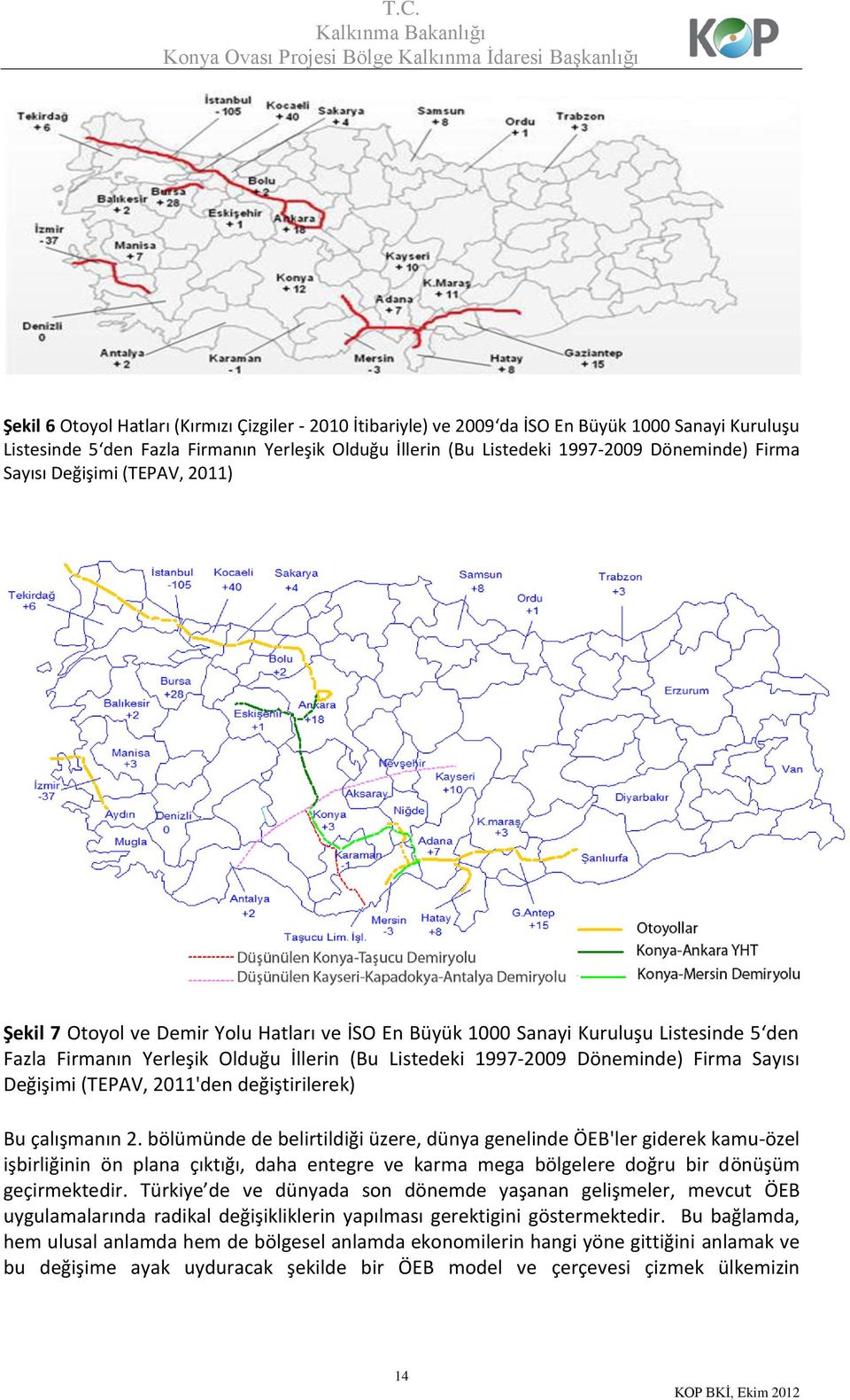 Döneminde) Firma Sayısı Değişimi (TEPAV, 2011'den değiştirilerek) Bu çalışmanın 2.