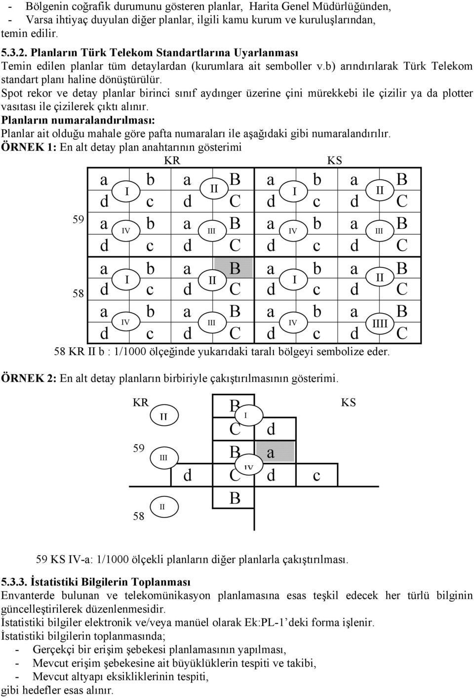 Spot rekor ve detay planlar birinci sınıf aydınger üzerine çini mürekkebi ile çizilir ya da plotter vasıtası ile çizilerek çıktı alınır.