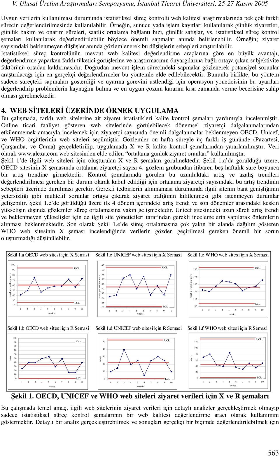 Örneğin, sunucu yada işlem kayıtları kullanılarak günlük ziyaretler, günlük bakım ve onarım süreleri, saatlik ortalama bağlantı hızı, günlük satışlar, vs.