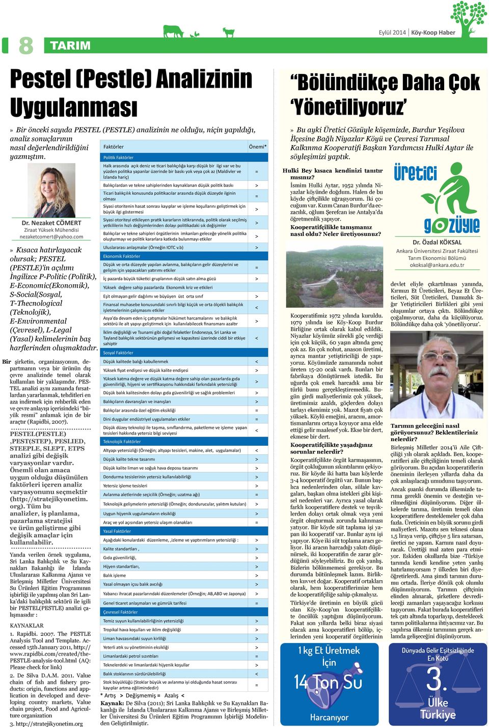 com Kısaca hatırlayacak olursak; PESTEL (PESTLE) in açılımı İngilizce P-Politic (Politik), E-Economic(Ekonomik), S-Social(Sosyal, T-Thecnological (Teknolojik), E-Environmental (Çevresel), L-Legal