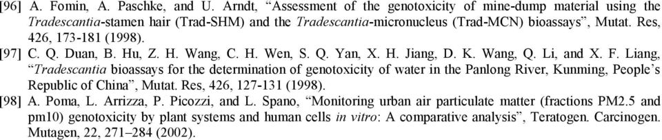 Res, 426, 173-181 (1998). [97] C. Q. Duan, B. Hu, Z. H. Wang, C. H. Wen, S. Q. Yan, X. H. Jiang, D. K. Wang, Q. Li, and X. F.