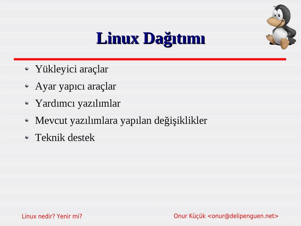 Yardımcı yazılımlar Mevcut