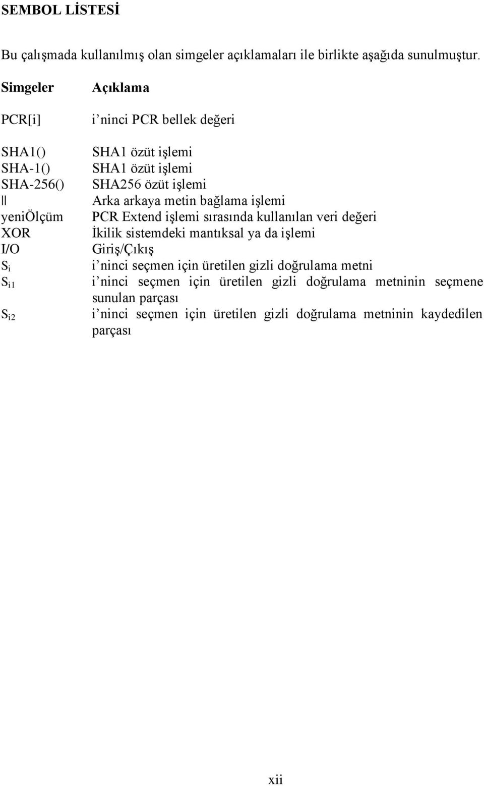 bağlama işlemi yeniölçüm PCR Extend işlemi sırasında kullanılan veri değeri XOR İkilik sistemdeki mantıksal ya da işlemi I/O Giriş/Çıkış S i i ninci