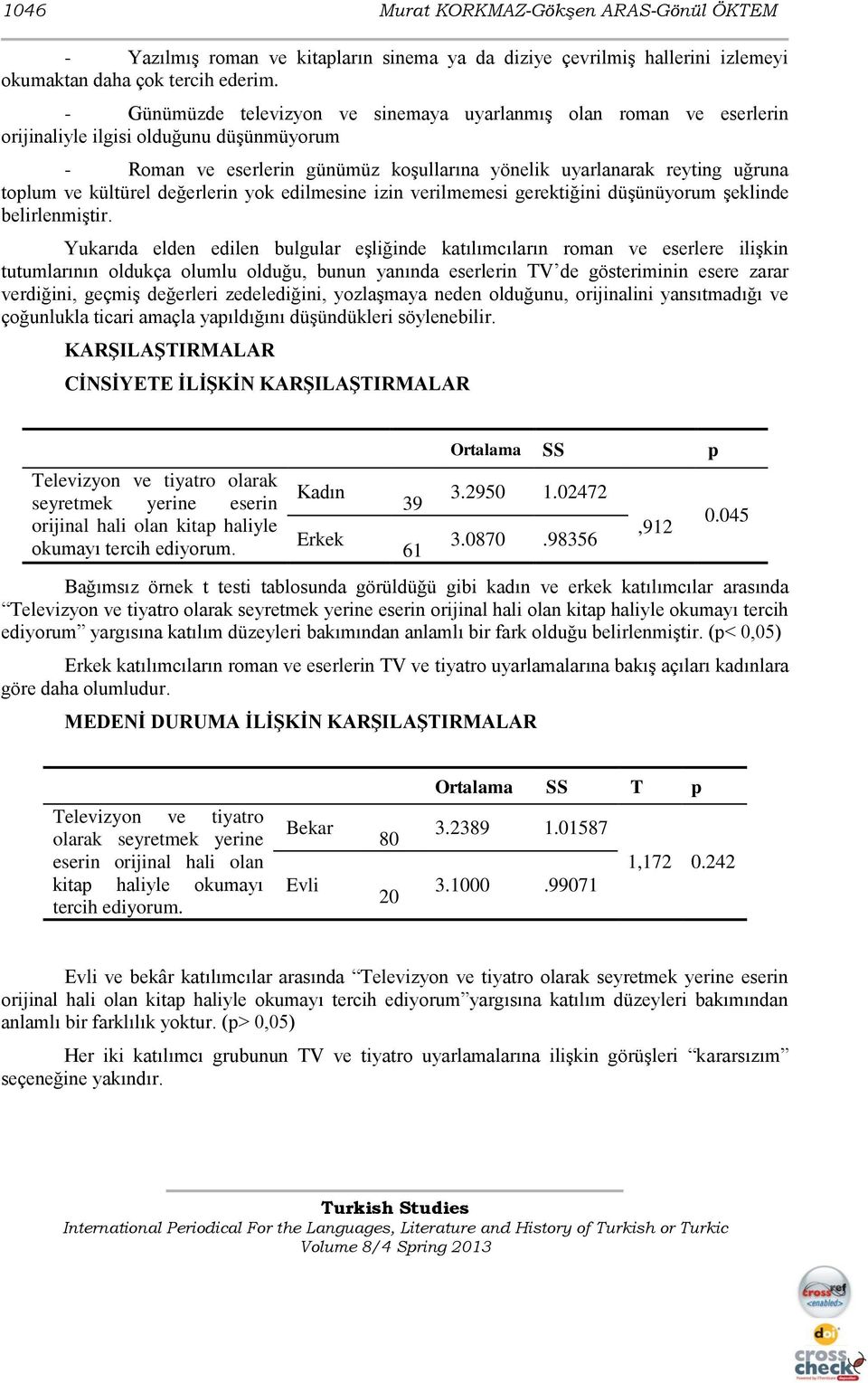 kültürel değerlerin yok edilmesine izin verilmemesi gerektiğini düşünüyorum şeklinde belirlenmiştir.