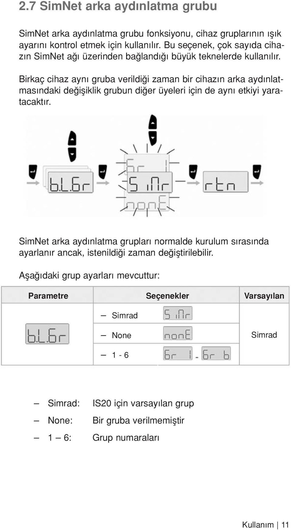 Birkaç cihaz ayn gruba verildi i zaman bir cihaz n arka ayd nlatmas ndaki de ifliklik grubun di er üyeleri için de ayn etkiyi yaratacakt r.