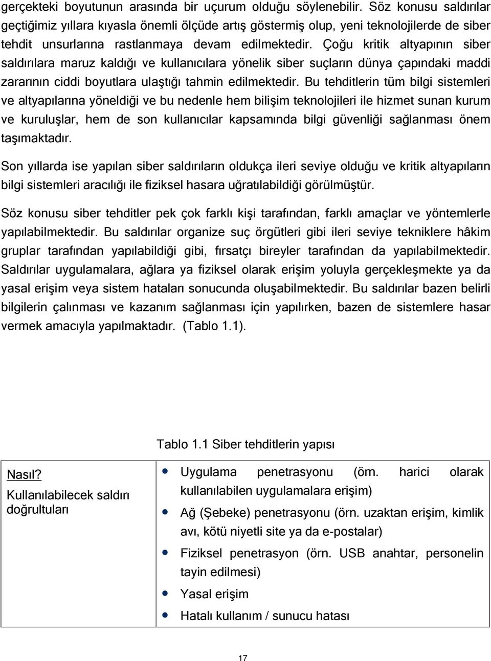 Çoğu kritik altyapının siber saldırılara maruz kaldığı ve kullanıcılara yönelik siber suçların dünya çapındaki maddi zararının ciddi boyutlara ulaştığı tahmin edilmektedir.