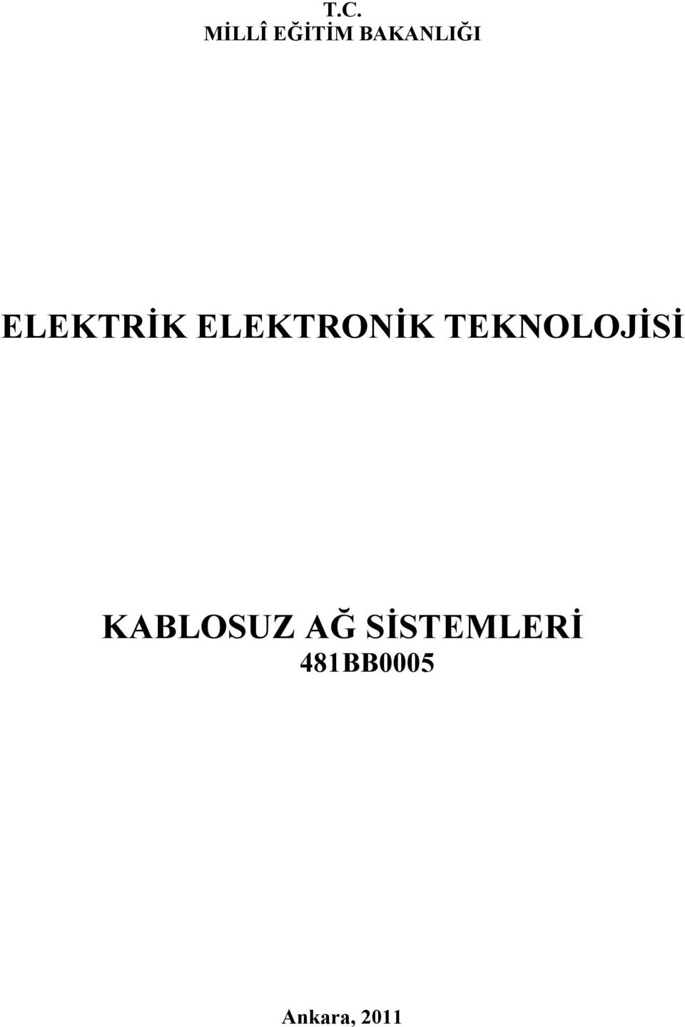 ELEKTRONİK TEKNOLOJİSİ