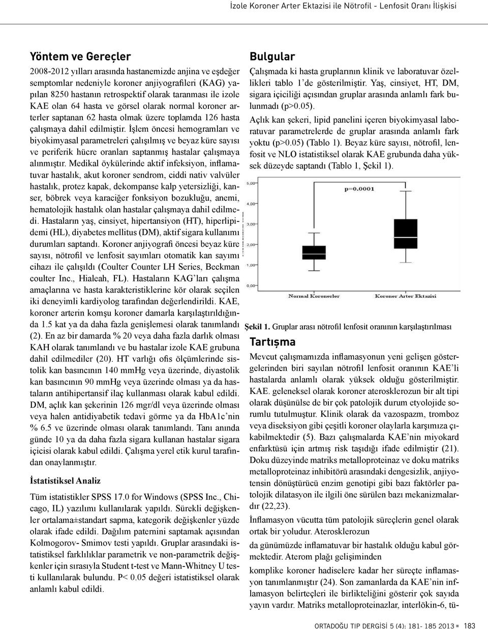 İşlem öncesi hemogramları ve biyokimyasal parametreleri çalışılmış ve beyaz küre sayısı ve periferik hücre oranları saptanmış hastalar çalışmaya alınmıştır.