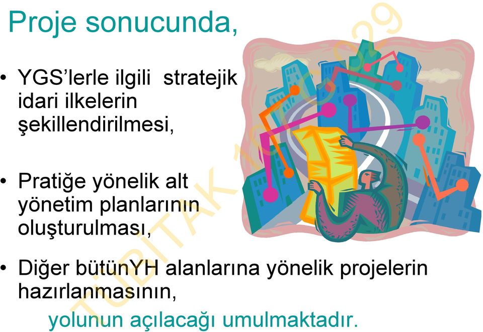 planlarının oluşturulması, Diğer bütünyh alanlarına