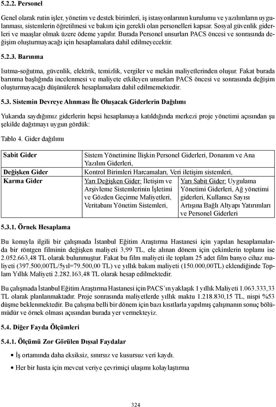 Barınma Isıtma-soğutma, güvenlik, elektrik, temizlik, vergiler ve mekân maliyetlerinden oluşur.