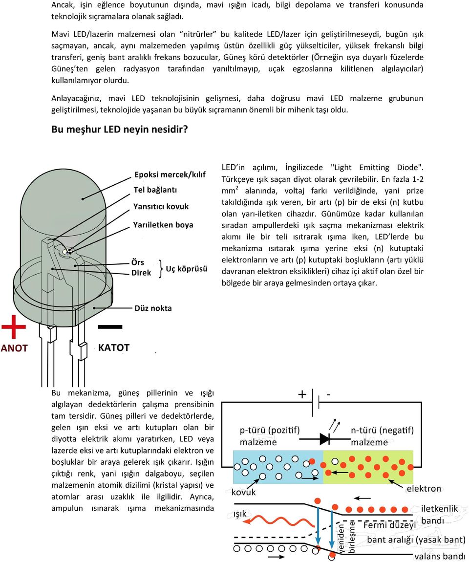 transferi, geniş bant aralıklı frekans bozucular, Güneş körü detektörler (Ör:neğin ısya duyarlı füzelerde Güneş ten gelen radyasyon tarafından yanıltılmayıp, uçak egzoslarına kilitlenen