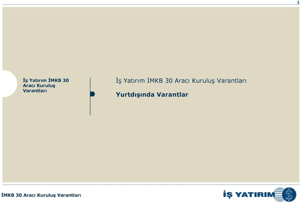 Varantları İş