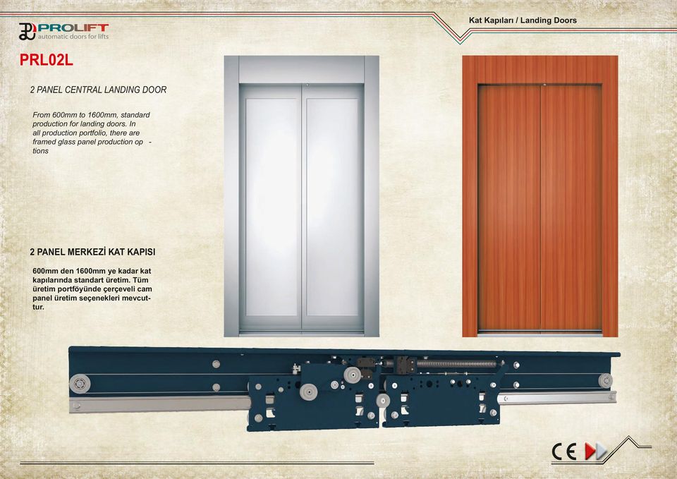 In all production portfolio, there are framed glass panel production op tions 2 PANEL