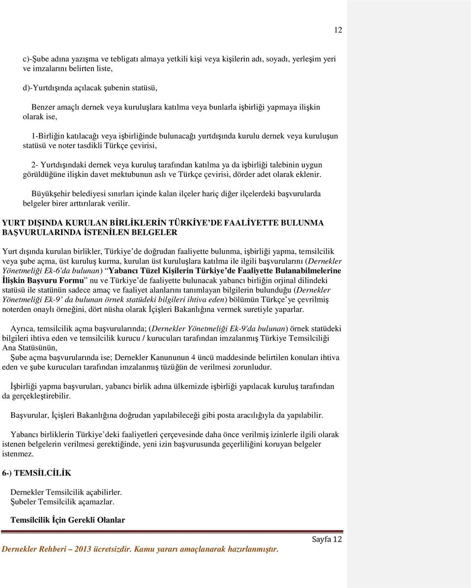 çevirisi, 2- Yurtdışındaki dernek veya kuruluş tarafından katılma ya da işbirliği talebinin uygun görüldüğüne ilişkin davet mektubunun aslı ve Türkçe çevirisi, dörder adet olarak eklenir.