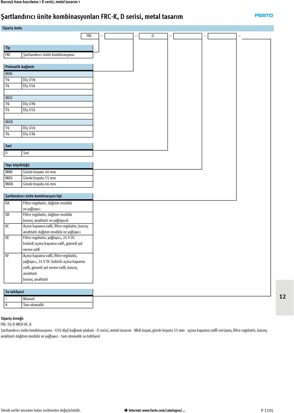 Filtre-regülatör, dağıtımmodülü basınç anahtarlı ve yağlayıcılı Açma-kapama valfi, filtre-regülatör, basınç anahtarlı dağıtımmodülüveyağlayıcı Filtre-regülatör, yağlayıcı,24vdc bobinli açma-kapama