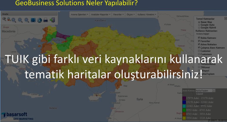 TUIK gibi farklı veri