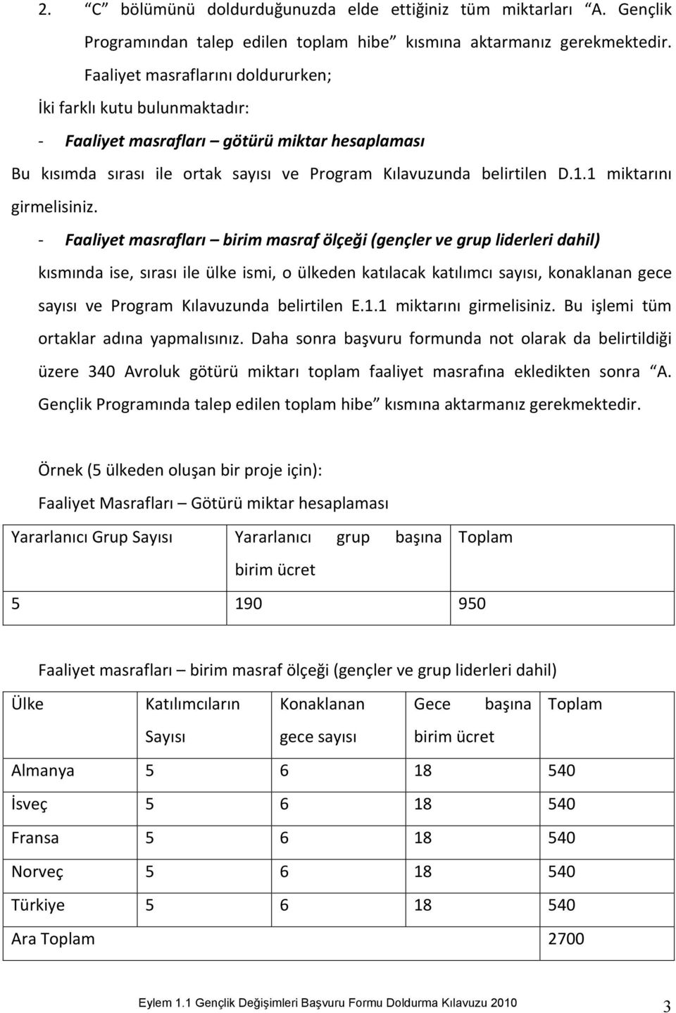 1 miktarını girmelisiniz.