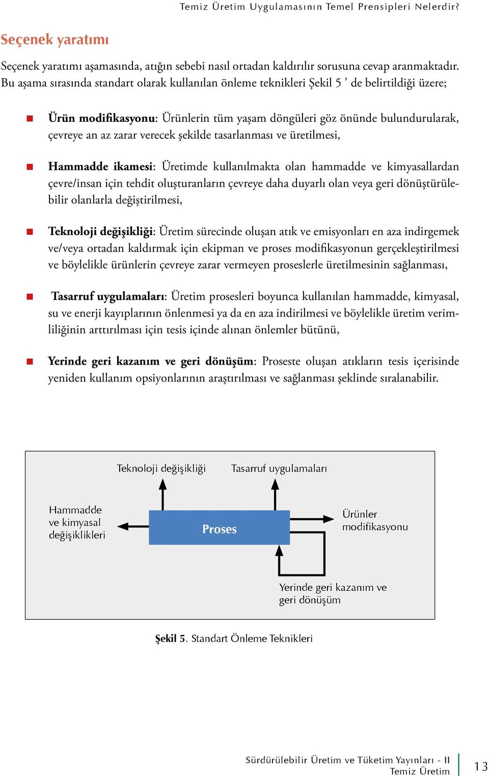 şekilde tasarlanması ve üretilmesi, Hammadde ikamesi: Üretimde kullanılmakta olan hammadde ve kimyasallardan çevre/insan için tehdit oluşturanların çevreye daha duyarlı olan veya geri