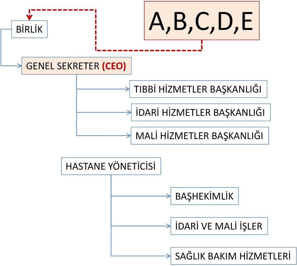 MALİ HİZMETLER BAŞKANLIĞI HASTANE YÖNETİCİSİ