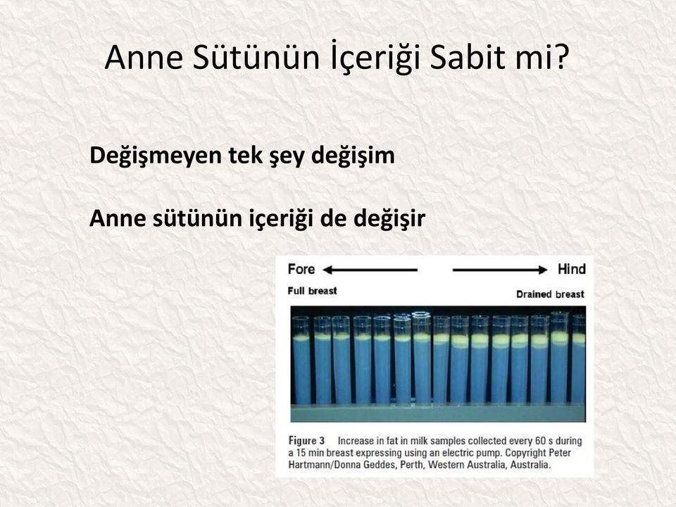 Değişmeyen tek şey