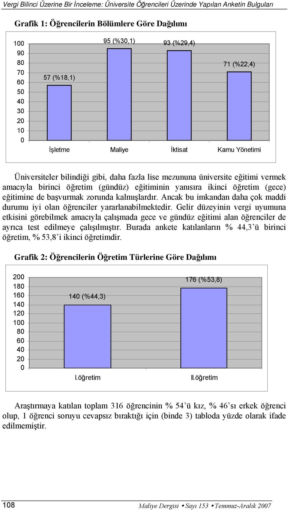 öğretim (gece) eğitimine de başvurmak zorunda kalmışlardır. Ancak bu imkandan daha çok maddi durumu iyi olan öğrenciler yararlanabilmektedir.