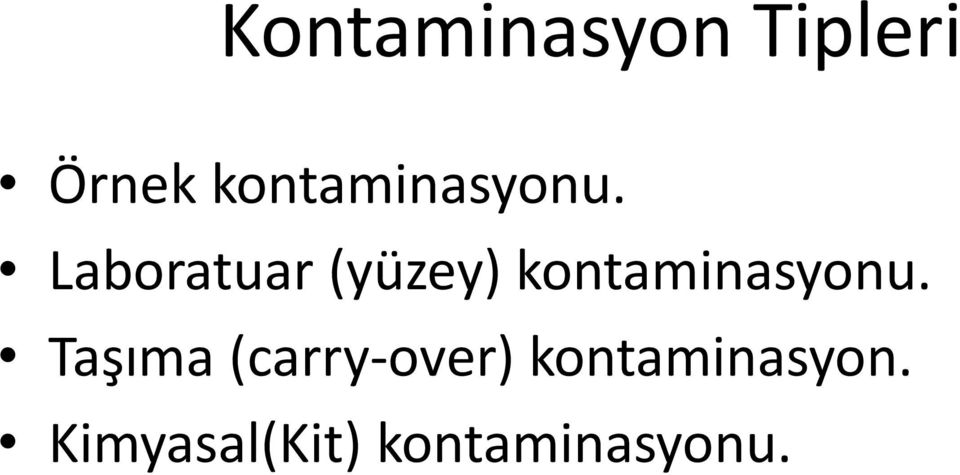 Laboratuar (yüzey)  Taşıma (carry