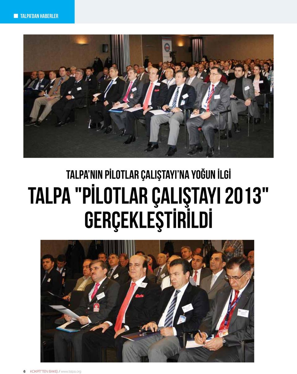 TALPA "PİLOTLAR ÇALIŞTAYI 2013"