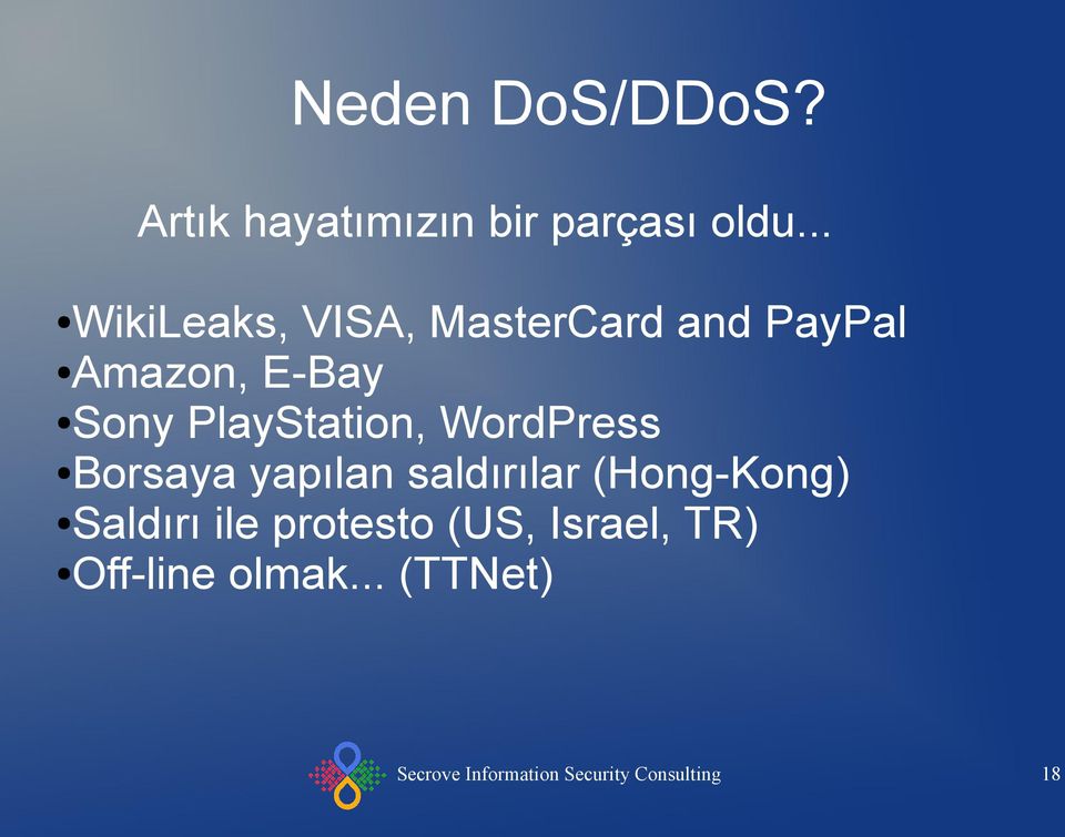 Sony PlayStation, WordPress Borsaya yapılan saldırılar