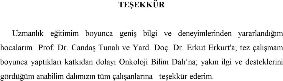 Candaş Tunalı ve Yard. Doç. Dr.