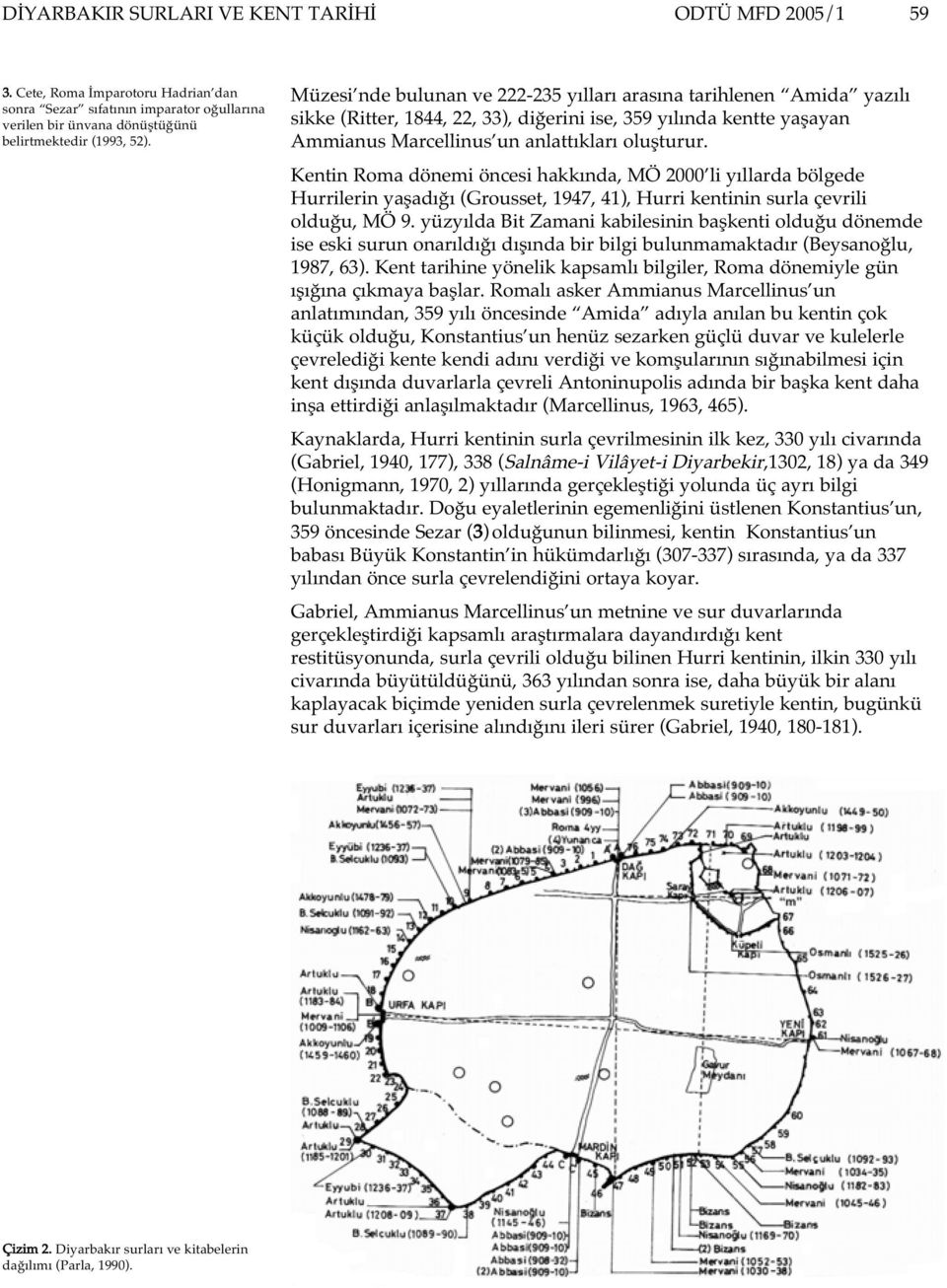 Kentin Roma dönemi öncesi hakkýnda, MÖ 2000 li yýllarda bölgede Hurrilerin yaþadýðý (Grousset, 1947, 41), Hurri kentinin surla çevrili olduðu, MÖ 9.