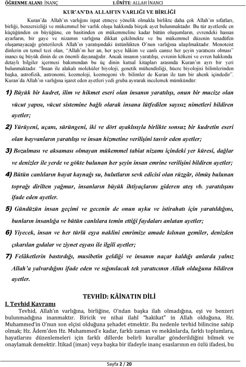 birçok ayet bulunmaktadır.