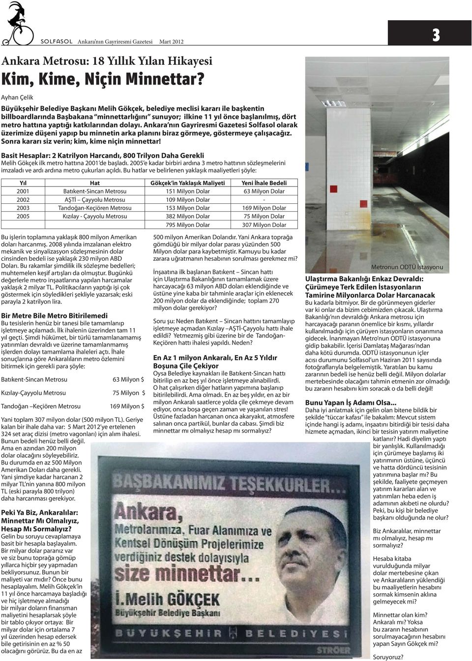 yaptığı katkılarından dolayı. Ankara nın Gayriresmi Gazetesi Solfasol olarak üzerimize düşeni yapıp bu minnetin arka planını biraz görmeye, göstermeye çalışacağız.