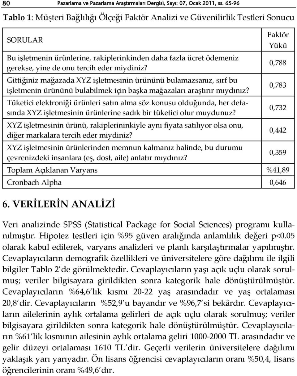 miydiniz? Gittiğiniz mağazada XYZ işletmesinin ürününü bulamazsanız, sırf bu işletmenin ürününü bulabilmek için başka mağazaları araştırır mıydınız?