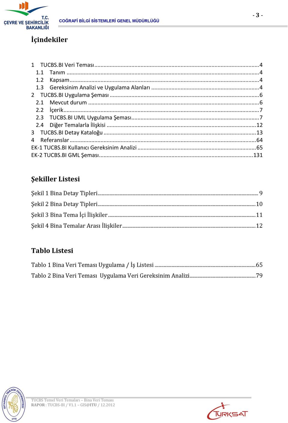 BI Kullanıcı Gereksinim Analizi... 65 EK-2 TUCBS.BI GML Şeması... 131 Şekiller Listesi Şekil 1 Bina Detay Tipleri... 9 Şekil 2 Bina Detay Tipleri.